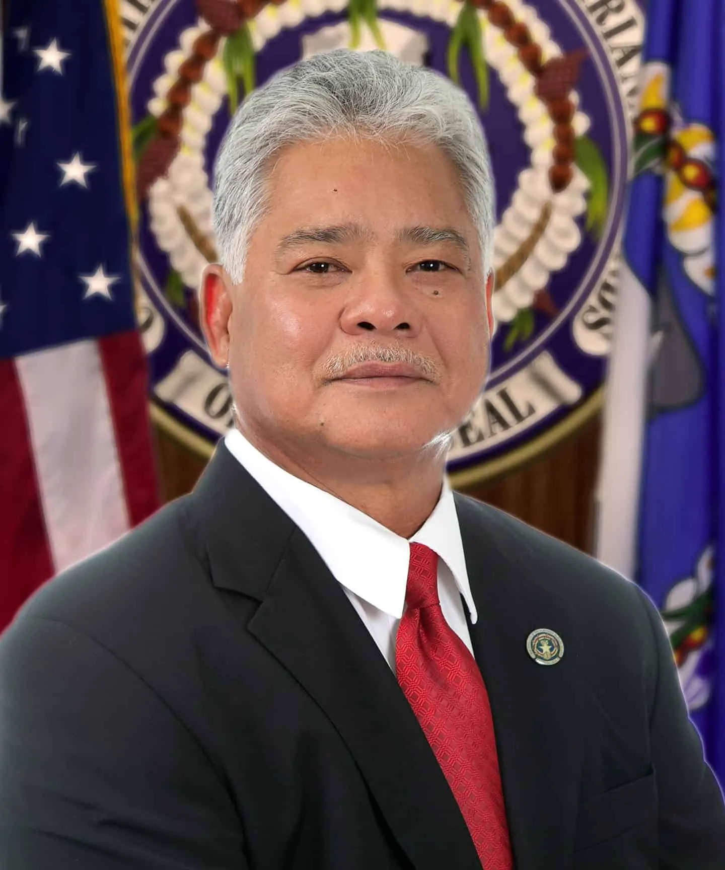 Official portrait of the late Governor Arnold I. Palacios, 10th Governor of the CNMI