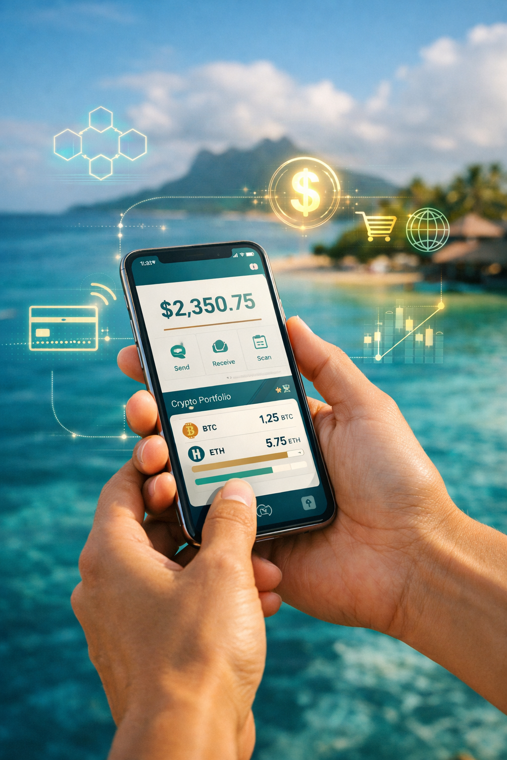 Digital technology and financial innovation representing MBN's vision for the digital economy